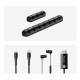 Mcdodo (2 pack) Cable Organizer (WF 5960) 7 Slots, 3 Slots, Silicone Grey