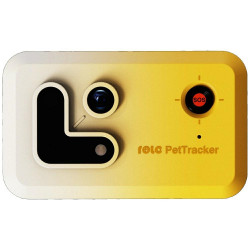 ENABOT GPS tracker for dog or cat yellow