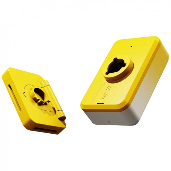 ENABOT GPS tracker for dog or cat yellow