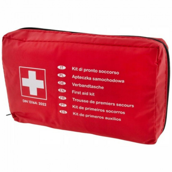 Car First Aid Kit with CPR mouthpiece DIN 13164