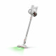 Deerma Cordless Vacuum Cleaner VCAD114 (DEM G40s Max) with Green Light, HEPA, LED, 22.000Pa, 180W, 2200mAh, 0.5L White