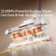 Deerma Cordless Vacuum Cleaner VCAD114 (DEM G40s Max) with Green Light, HEPA, LED, 22.000Pa, 180W, 2200mAh, 0.5L White