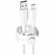 Cable empower by PanzerGlass Racing 60W USB-A to USB-C 1.2m silver white Cable empower by PanzerGlass Racing 60W USB-A to USB-C 1.2m silver white