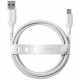 Cable empower by PanzerGlass Racing 60W USB-A to USB-C 1.2m silver white Cable empower by PanzerGlass Racing 60W USB-A to USB-C 1.2m silver white