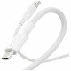 Cable empower by PanzerGlass Racing 60W USB-A to USB-C 1.2m silver white Cable empower by PanzerGlass Racing 60W USB-A to USB-C 1.2m silver white