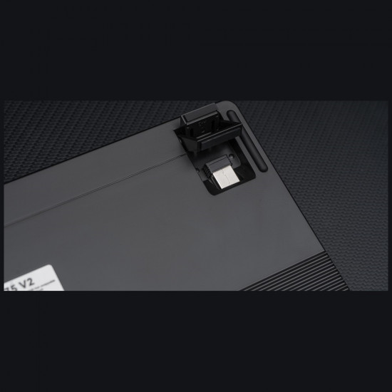Mechanical keyboard Epomaker HE75 V2 Jade HE Switch black-creamy