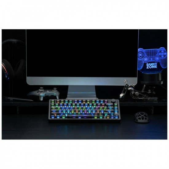 Mechanical keyboard Epomaker HE75 V2 Jade HE Switch black-creamy