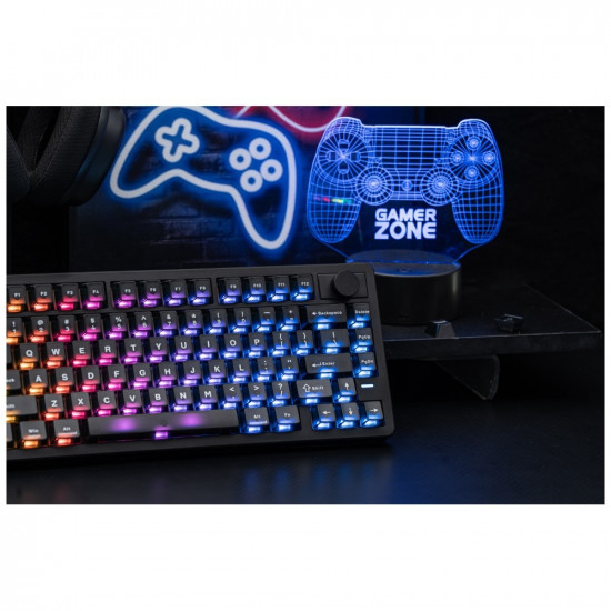 Mechanical keyboard Epomaker HE75 V2 Jade HE Switch black-creamy