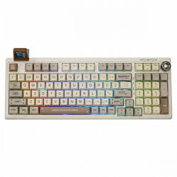 Mechanical keyboard Epomaker RT100 ANSI Wisteria Linear Switch white