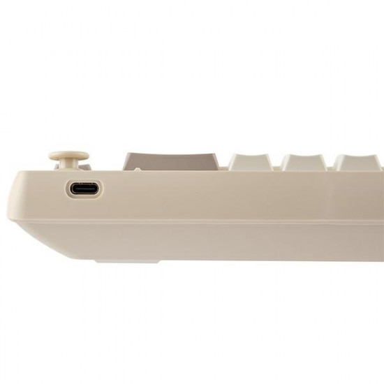 Mechanical keyboard Epomaker RT100 ANSI Wisteria Linear Switch white