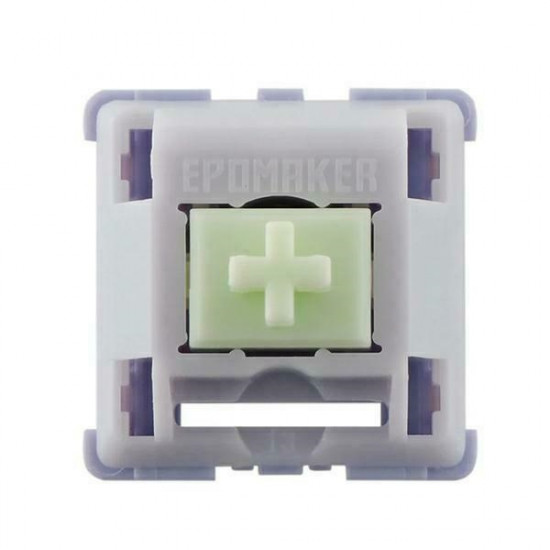 Mechanical keyboard Epomaker RT100 ANSI Wisteria Linear Switch white