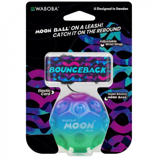 Waboba Gradient Bounceback Throwing Ball (Product available in several colors – colors shipped at ra