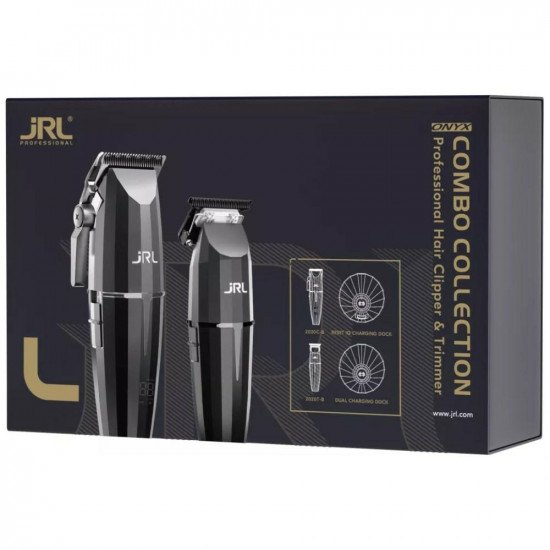 Set 2-in-1 JRL Onyx Clipper + Onyx Trimmer with Two Charging Stations black Set 2-in-1 JRL Onyx Clipper + Onyx Trimmer with Two Charging Stations black