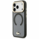 Case Lacoste IML Shockproof Gold Logo MagSafe for iPhone 18 Pro / 17 Pro black