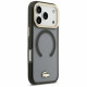 Case Lacoste IML Shockproof Gold Logo MagSafe for iPhone 18 Pro / 17 Pro black