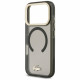 Case Lacoste IML Shockproof Gold Logo MagSafe for iPhone 18 Pro / 17 Pro black