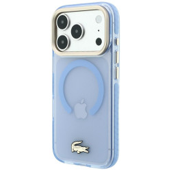 Lacoste IML Shockproof Gold Logo MagSafe Case for iPhone 18 Pro / 17 Pro Blue Lacoste IML Shockproof Gold Logo MagSafe Case for iPhone 18 Pro / 17 Pro Blue