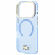 Lacoste IML Shockproof Gold Logo MagSafe Case for iPhone 18 Pro / 17 Pro Blue