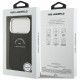Case Karl Lagerfeld Embossed Open Ring RSG Logo MagSafe for iPhone 18 Pro Max / 17 Pro Max black