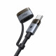 Mcdodo 2in1 Data Cable (CA 8860) Type C to USB C + MagSafe 3, 240W, LED Indicator, 2m Black