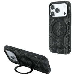 Case Lacoste Blend with Ring Stand MagSafe for iPhone 18 Pro / 17 Pro black