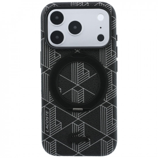 Case Lacoste Blend with Ring Stand MagSafe for iPhone 18 Pro / 17 Pro black