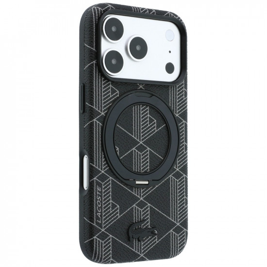 Case Lacoste Blend with Ring Stand MagSafe for iPhone 18 Pro / 17 Pro black