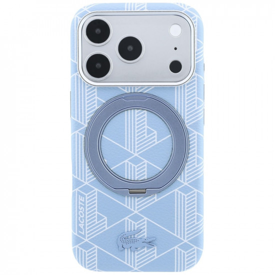 Case Lacoste Blend with Ring Stand MagSafe for iPhone 18 Pro / 17 Pro blue Case Lacoste Blend with Ring Stand MagSafe for iPhone 18 Pro / 17 Pro blue