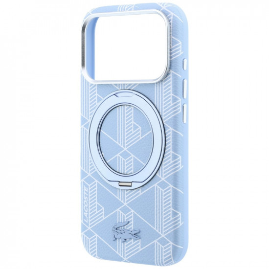 Case Lacoste Blend with Ring Stand MagSafe for iPhone 18 Pro / 17 Pro blue Case Lacoste Blend with Ring Stand MagSafe for iPhone 18 Pro / 17 Pro blue
