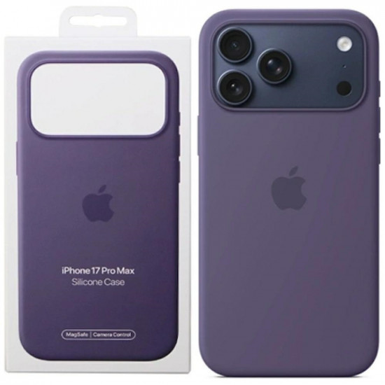 Apple Silicone Case MagSafe for iPhone 17 Pro Max Purple