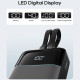 Cuktech Power Bank LPB200NL (CKB200NLGLGY) with Built in Type C and Lightning Cable, Display, 40W, 20000mAh Grey