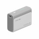 Cuktech Power Bank PB100 (CUK0PB100DGR) with Type C Cable, USB C, USB, 30W, 10000mAh, Indicator Light, Mini Size Gray