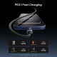 Cuktech Data Cable CTC620P (CCTC620POSBK) USB C to USB C, Digital Display, 240W, 6A, 480Mbps, E Marker Chip, 2m Black