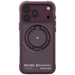 Case Skinarma Atlas MagSafe + Rotating Kick Stand for iPhone 18 Pro Max / 17 Pro Max burgundy