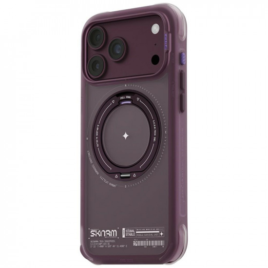 Case Skinarma Atlas MagSafe + Rotating Kick Stand for iPhone 18 Pro Max / 17 Pro Max burgundy Case Skinarma Atlas MagSafe + Rotating Kick Stand for iPhone 18 Pro Max / 17 Pro Max burgundy