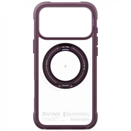 Case Skinarma Atlas MagSafe + Rotating Kick Stand for iPhone 18 Pro Max / 17 Pro Max burgundy Case Skinarma Atlas MagSafe + Rotating Kick Stand for iPhone 18 Pro Max / 17 Pro Max burgundy