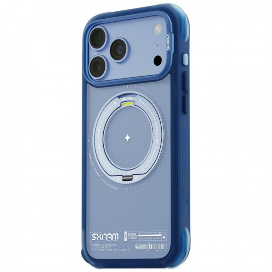 Case Skinarma Atlas MagSafe + Rotating Kick Stand for iPhone 18 Pro Max / 17 Pro Max blue