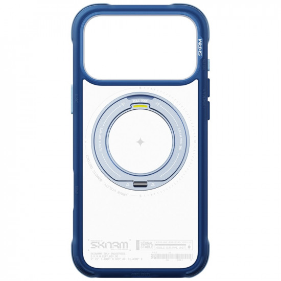 Case Skinarma Atlas MagSafe + Rotating Kick Stand for iPhone 18 Pro Max / 17 Pro Max blue