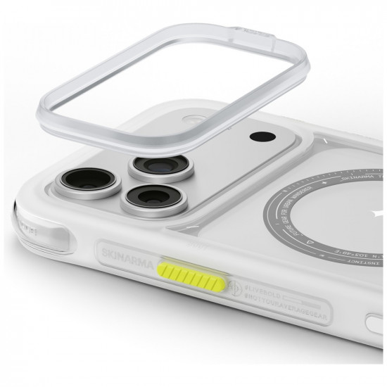 Case Skinarma Avion MagSafe for iPhone 18 Pro / 17 Pro white Case Skinarma Avion MagSafe for iPhone 18 Pro / 17 Pro white