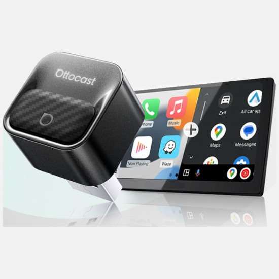 Car transmitter Ottocast CA525-T3 Mini Core CarPlay Bluetooth black