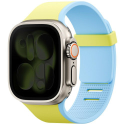 Strap UNIQ Revix IV Reversible Magnetic for Apple Watch Series 44/45/46/49mm lime green and blue