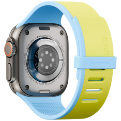 Strap UNIQ Revix IV Reversible Magnetic for Apple Watch Series 44/45/46/49mm lime green and blue