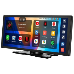 Portable car screen Ottocast N95C T1140 OttoScreen AI black + reversing camera
